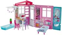 Barbiehus med møbler og tilbehør