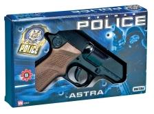 Gunman Astra Politi legetøjs metal pistol 8 skuds