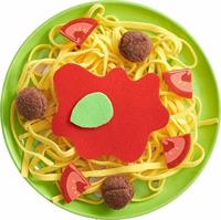 HABA Legemad Spaghetti Bolognese på tallerken