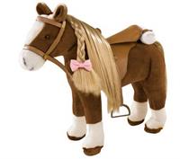 Götz Hest med flot manke, brun 52 cm.
