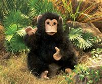 Folkmanis hånddukke baby chimpanse