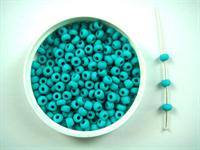 Glasperle turkis mat 6/0 100 g