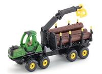 SIKU John Deere skovtraktor m vogn
