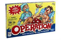 Hasbro Operation  - Morsomt spil - DU SKAL VÆRE FORSIGTIG NÅR DU OPERERER !