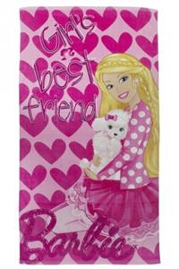 Barbie badehåndklæde