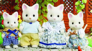 Sylvanian Families silkekat familie