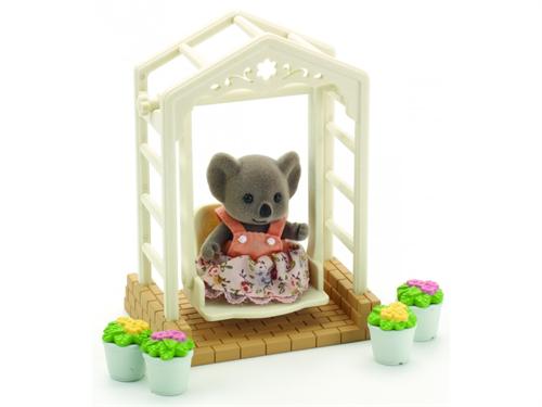 Sylvanian Families gynge u figur.