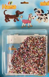 hama mini perler hunde