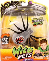 Wild Pets edderkop interaktiv, grå