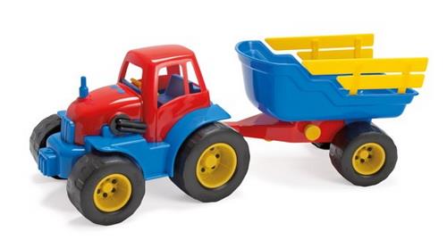 Dantoy traktor med anhænger 42 cm kun 1 stk. på lager