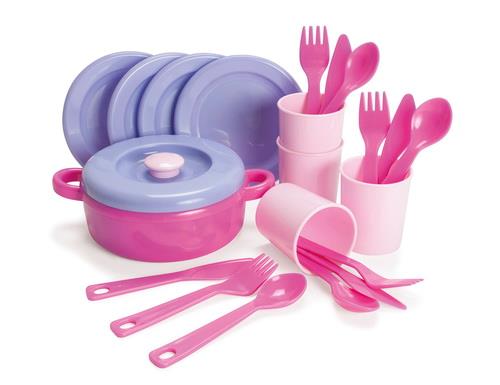 Dantoy Spisestel pink/lilla