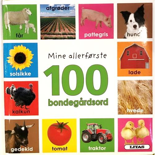 Mine allerførste 100 bondegårdsord - Papbog