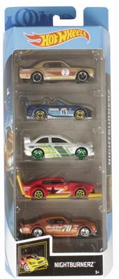 Hot Wheels biler Night Burnerz 5 stk.