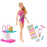Barbie dukke med svømmefunktion