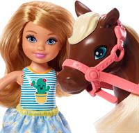 Barbie Chelsea og pony