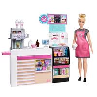 Barbie Kaffebar med dukke