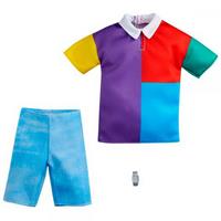 Ken dukketøj sæt med shorts, bluse og ur