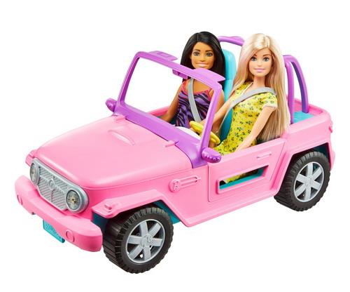 Barbie bil med 2 dukker