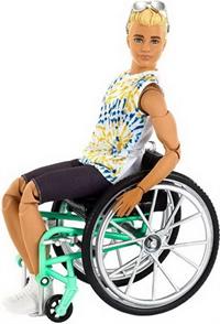 Ken dukke i kørestol