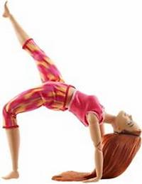 Barbie dukke Made to Move pink