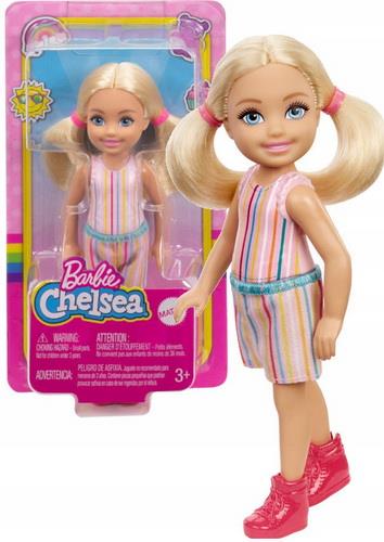 Barbie Chelsea dukke med stribede shorts