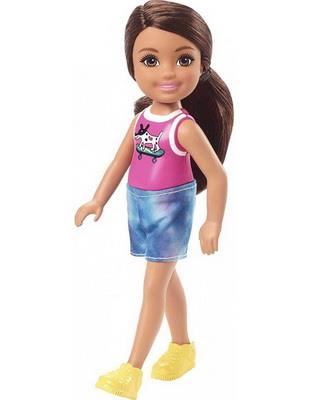 Barbie Chelsea dukke med blå shorts