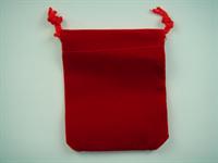 Smykkepose rød 7x9 cm 10 stk.