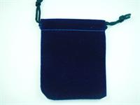Smykkepose mørk blå 7x9 cm 10 stk.