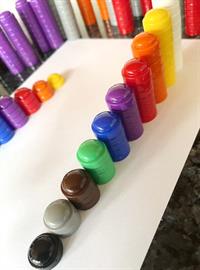 Rolf tælle og stablebrikker 100 stk.