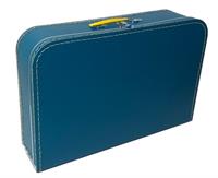 Papkuffert petroleumsblå 45 cm