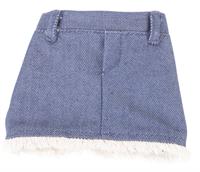 Götz dukketøj nederdel med frynser 42-50 cm.