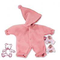 Götz dukketøj babydragt m spids hat rosa