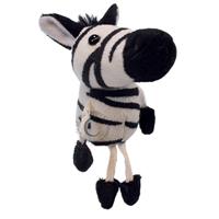 PUPPET fingerdyr Zebra