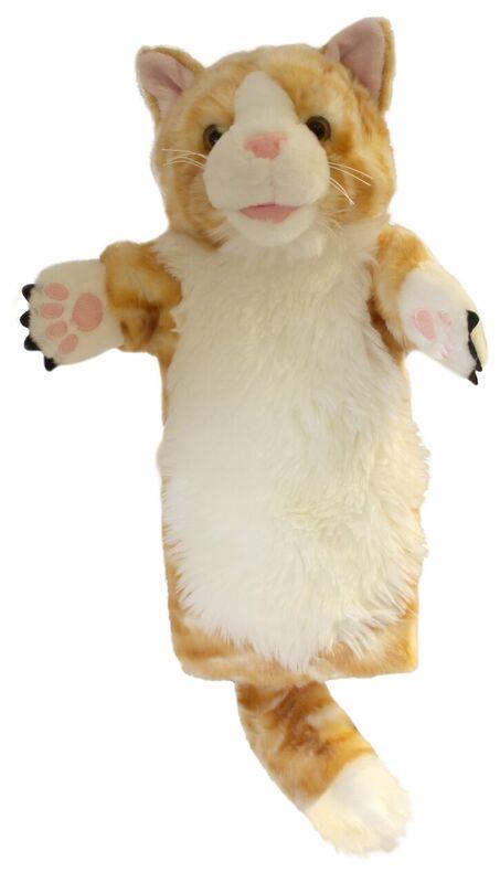 PUPPET hånddukke Kat Ginger 35 cm