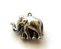 Vedhæng elefant 3,5 cm. 10 stk.