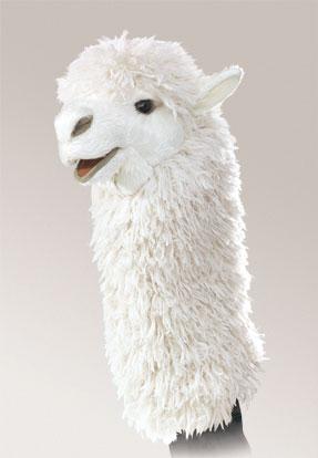 Folkmanis hånddukke Alpaca lam