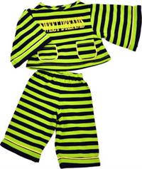 Living Puppets tøjsæt nattøj grøn 65 cm