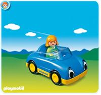 Playmobil 123 blå bil