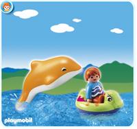 Playmobil 123 barn med delfin