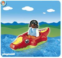 Playmobil barn m krokodille