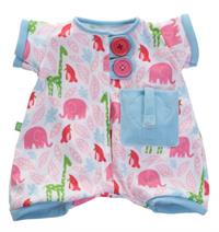 Rubens Barn Baby tøj pyjamas pink 45 cm