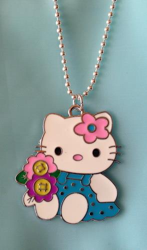 Halskæde Hello Kitty blomst