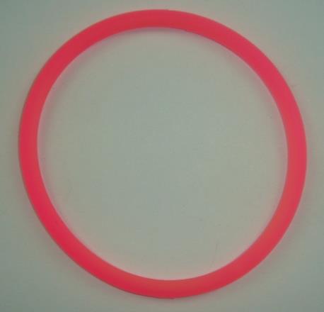 Armbånd silikone neon pink