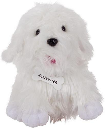 Goki Hånddukke hvid hund