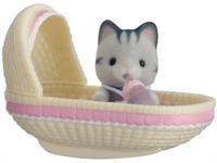 Sylvanian Families stribet kat baby 