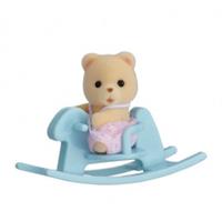 Sylvanian Families bjørn på gyngehest