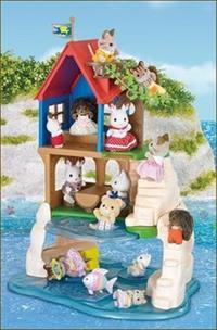 Sylvanian Legehuset på den hemmelige ø