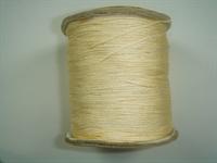 Knyttegarn nylon 1 mm beige 65 m.