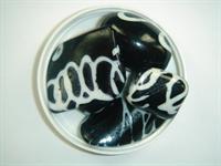 Perler acrylic design mix sort-hvid 100 g