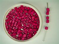 Kubus glasperle 3 mm pink 100 g